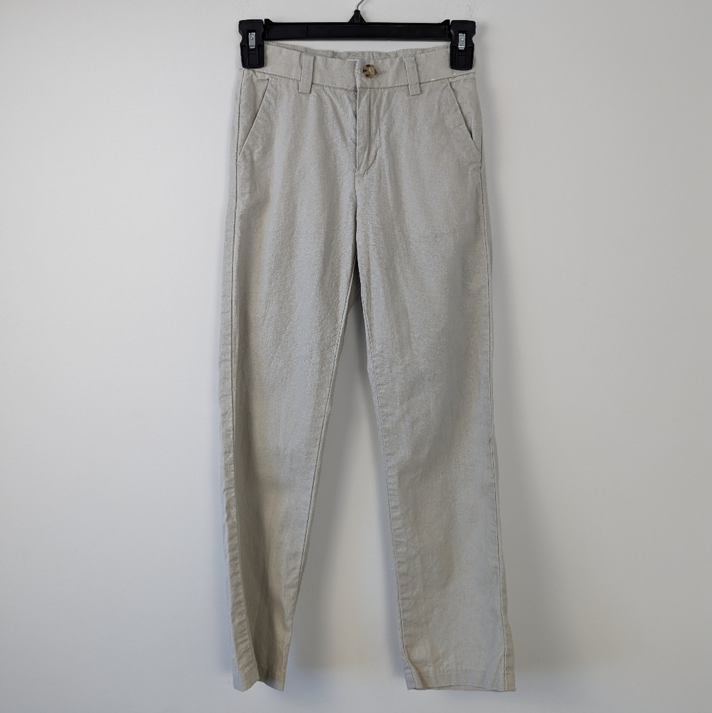 Kid's Dressed Up by Gymboree Linen Blend Trousers - Size 8